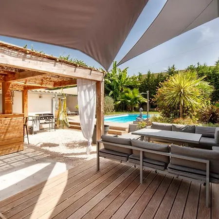 Villa Escapade Ensoleillee Avec Piscine Et Jacuzzi - Mathis Cote D'azur