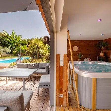 Escapade Ensoleillee Avec Piscine Et Jacuzzi - Mathis Cote D'azur Antibes
